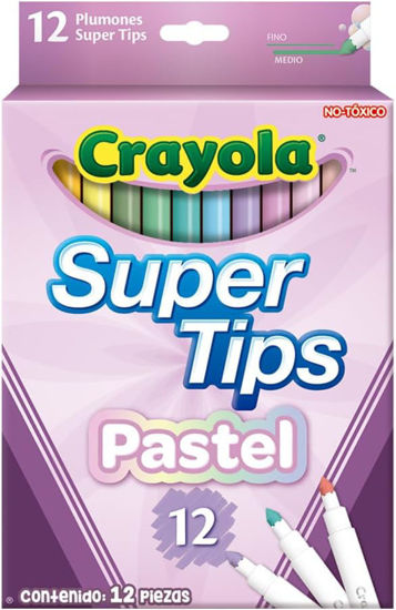 Image de pastel supertirs washable markers 12ct