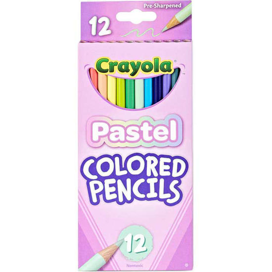 Image de pastel coloring pencils 12ct