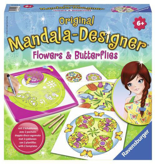 Image de Mandala Designer Flowers&Butterflie