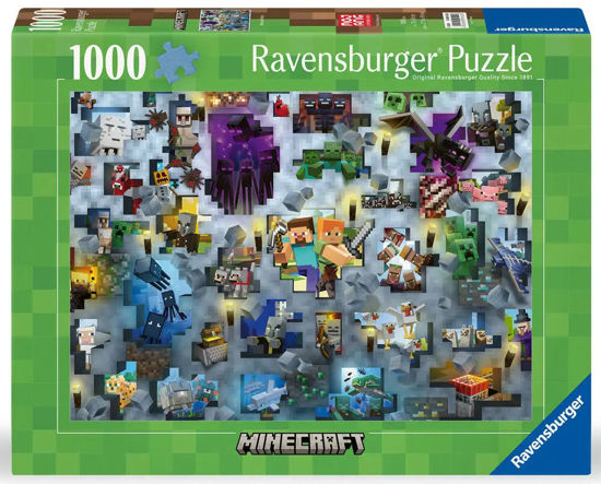 Image de PUZZLE 1000PCS MINECRAFT MOBS 12000422