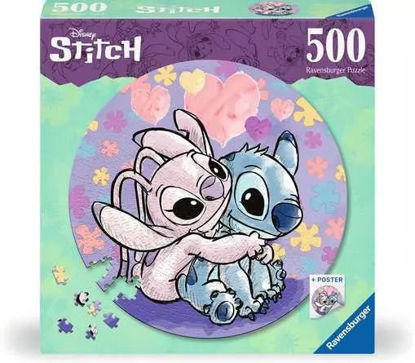 Image de PUZZLE 500 PCS STITCH + POSTER 17581