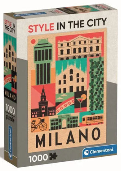 Image de PUZZLE 1000 PIECES LE STYLE EN VILLE MILAN