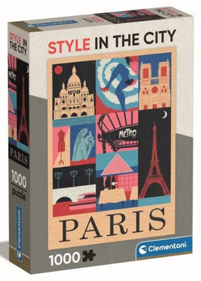 Image de PUZZLE 1000 PIECES LE STYLE EN VILLE PARIS