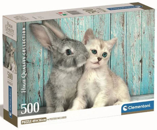 Image de Puzzle 500 pièces CAT & BUNNY