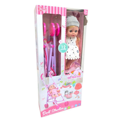 Image de POUPEE AVEC POUSETTE
