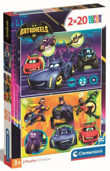 Image de PUZZLE 2*60 - BATWHEELS